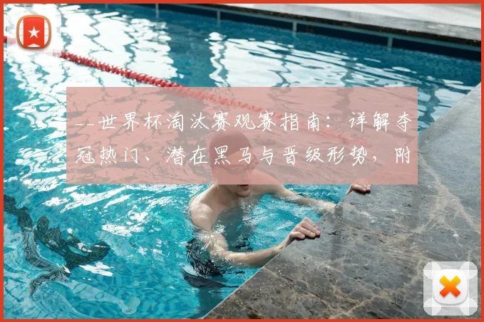 __世界杯淘汰赛观赛指南:详解夺冠热门、潜在黑马与晋级形势,附实用观赛贴士__